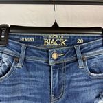 Buckle Black Label Blue Skinny Jeans Distressed Style Photo 2