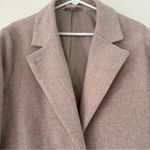 & Other Stories & Other Stories Beige Oatmeal Oversized Wool Blazer Size 12 Photo 5