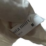 Sita Murt Chic Cream Button Down Shirt for Women‎ Office Business Casual Size M White Size M Photo 5