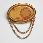 Vintage Avon 4 piece set interchangeable goldtone brooche necklace combination Photo 5