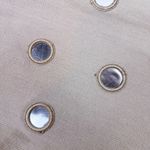 Quilted Koala Boho Large Mirror Tote Bag Stone Natural Beige with Tassel Photo 5