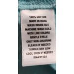 kim rogers Womens Top PL Blue Long Sleeve Button Up Embroidered Blouse Photo 3