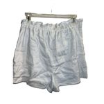 EXPRESS ✨ Shortie High Rise Linen Blend White  Sz Medium Shorts✨ Photo 3
