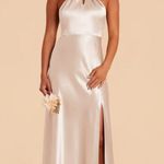 Birdy Grey  White Satin Dress Photo 2