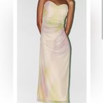 ZARA  NWT tie dye print midi tulle mesh dress Photo 2