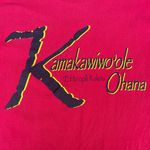 Alstyle Vintage Israel Kamakawiwo’ole Ohana Red Hawaiian Graphic T-shirt Photo 2