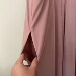 Azazie  Annabelle maternity bridesmaid dress pink dusty rose stretch knit 12 Photo 5