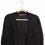 Soft Surroundings Women Sz S Black Knit Semi-Sheer Cropped Open Cardigan Shrug Photo 1