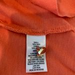 Kensie  Orange Linen Oversized Blouse Butterfly Sleeve Sz Small Photo 7