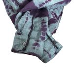 Tuckernuck  Antik Batik Belted Shirt Dress Women’s Large Purple Gray Tie Dye Photo 7