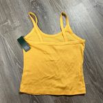 Wild Fable  Women's Amber Yellow Slim Fit Cropped Tank Top - Size Medium - NWT Photo 4