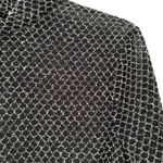 L'Agence L’Agence Nico Fishnet Sheer Bodysuit Black Silver size small Photo 4