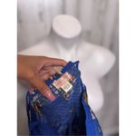 Band of Gypsies Blue Floral Sundress Fit & Flare | Size Small Photo 3