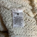 Dress Forum Sweater Womens Medium Cream Cable Knit Chunky Neutral Minimalist Photo 5