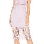 Bardot Revolve Gemma Lace Halter Sheath Dress in Orchid Size 4 XS Photo 0