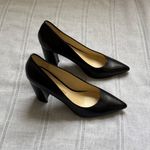 Nine West  Sleek and Classic Cara Dress Pumps With Block Heels Photo 4
