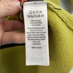 Max Studio  Plus 1X Sweater 3/4 Sleeve Forest Green Striped Pullover Women's Photo 4