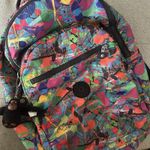 Kipling ‎ Challenger Colorful Splatter Paint Bookbag/ Backpack Photo 0