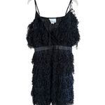 Chloe Oliver Black Fringe Dress Size Small Photo 10