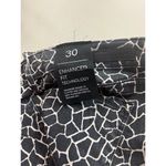 Sanctuary  Social Crop Skinny Jeans Black White Print Size 30 Standard Rise nwt Photo 15