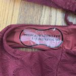 ANDIE  Bikini Set‎ Crete Top Super High Waisted Bottoms Syrah Red Lace size Small Photo 7