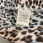 Very J  Ruched Animal Print Midi Skirt Size Large Hand Measures Smaller Photo 3