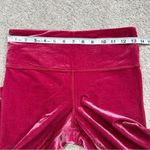 Athleta  Elation Velvet Tight Leggings Pull On High Rise Activewear Class Pink M Photo 11