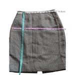 T Tahari  Houndstooth skirt size 4 Photo 1