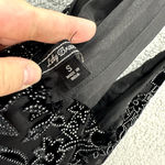 Lucky Brand Floral Burnout Out Strappy Tank Top Womens Small Black Boho Festival Photo 5