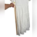 MikaRose  White Maxi Dress,Size L, 100% Cotton Photo 6