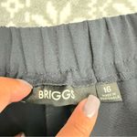 Briggs New York NWT Briggs Comfort Waistband Hidden Elastic Navy Pants Pull On w/ Pockets Sz 16 Photo 3
