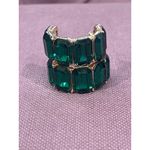 8 Other Reasons Envy Hoop in Gold & Green One Size Womens Photo 4