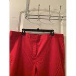 Spiegel  Women's Plus Size 20W Red Pants Casual Mid Rise Photo 1