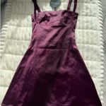White Fox Boutique White Fox Just A Girl Mini Dress Deep Plum  Photo 1