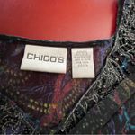 Chico's Chico’s Silk Kimono Top S/M Sheer Paisley Boho WhimsiGoth Festival Fairycore Photo 5