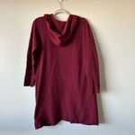 Target OVLA Small Red Maroon Sweater Cardigan Robe Dual Pockets Hoodie Winter Christmas Photo 3