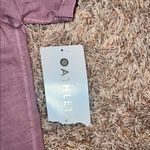 Athleta NWT  organic cotton Mauve V-Neck Women's crop Top sz M Photo 2