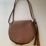 Old Navy  Boho Faux Leather Brown Crossbody Bag Photo 0