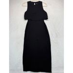 ZARA  Woman Maxi‎ Dress Cut Out Sleeveless Black Casual Dress Size S Photo 6