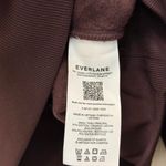 Everlane Cropped Luxe Fleece Hoodie in Dark Chocolate, Size Medium Photo 7