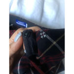 Burberry London Red/Black Check Plaid Skirt Sz 38 Photo 2