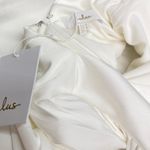 Lulus Effortlessly Sensational White Satin Backless Maxi Dress size XXS NWT Photo 8