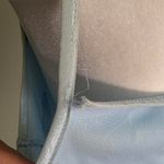 Vtg Y2K Giorgio Fiorelli Sz 7/8 Sheer Shimmer Spaghetti Strap Maxi Formal Dress Blue Photo 2