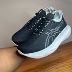 ASICS Women's Gel-Nimbus 25 Running Shoes Black/Reborn Blue, Size 8W Photo 14