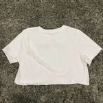 Kendall + Kylie Lost Love Crop Top in White, Size L Photo 2