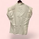 Oscar de la Renta Vintage 80’s white embroidered cap sleeve breezy boho blouse Photo 2