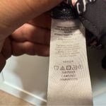 Loft Women's Black Floral Dark Florals Blouse Keyhole Back Flowy Long Sleeve LP Photo 4