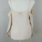 Anthropologie  Paper Crane Cold Shoulder Lace Blouse Size M Cream Boho Fairy Photo 2