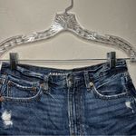 American Eagle AEO 90s Boyfriend High Rise Denim Distressed Jean Shorts Photo 3