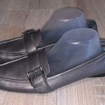 Bella Vita  silver leather sequined buckle loafer flats dress shoes Photo 0